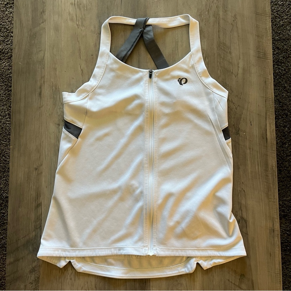 Pearl Izumi Sugar Sleeveless Jersey White Medium